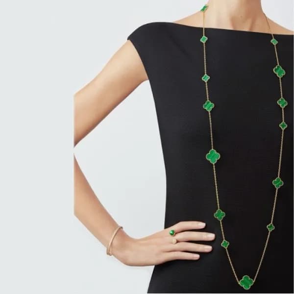 반클리프 아펠 여성 골드 목걸이 - Van Cleef & Arpels Womens Gold… - 1