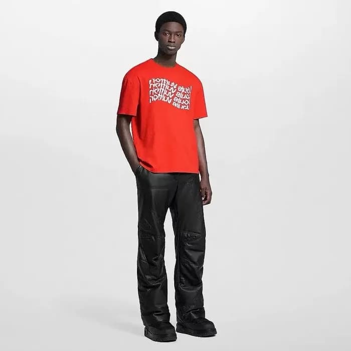 루이비통 남성 레드 티셔츠 - Louis vuitton Mens Red Tshirts - … - 1