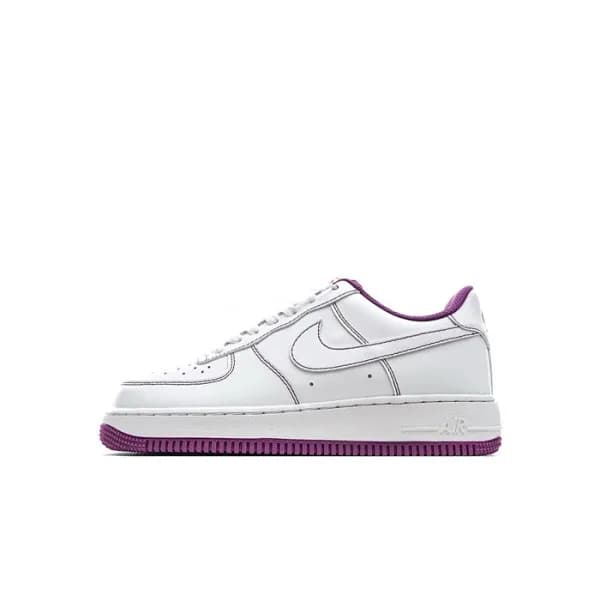 나이키 남/녀 퍼플 스니커즈 - Nike Air Force 1 Unisex Sneakers… - 1