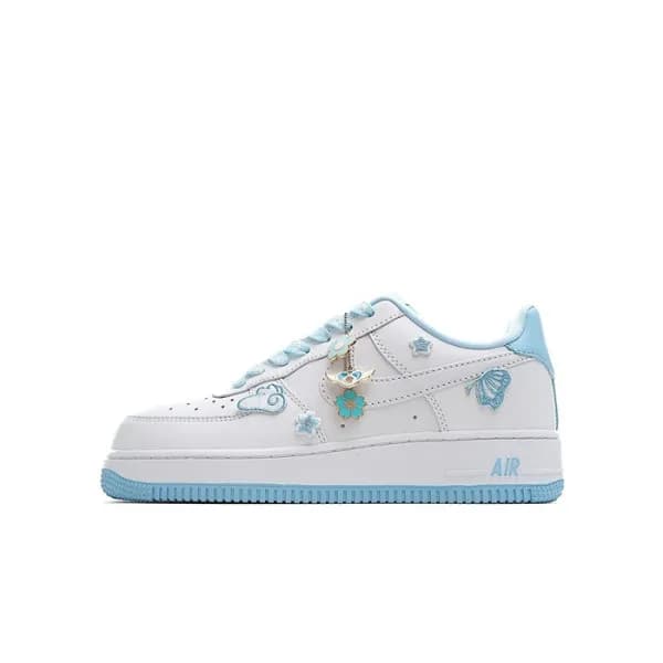 나이키 남/녀 블루 스니커즈 - Nike Air Force 1 Unisex Sneakers… - 1