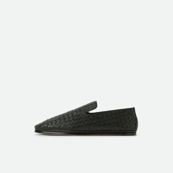보테가베네타 남성 블랙 로퍼 - Bottega veneta Mens Black Loafer… - 1