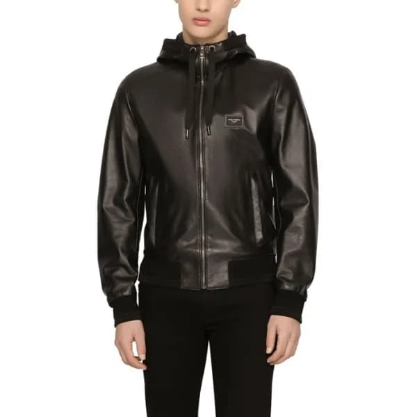 돌체앤가바나 남성 가죽 자켓 - Dolce&Gabbana Mens Leather Jacke… - 1