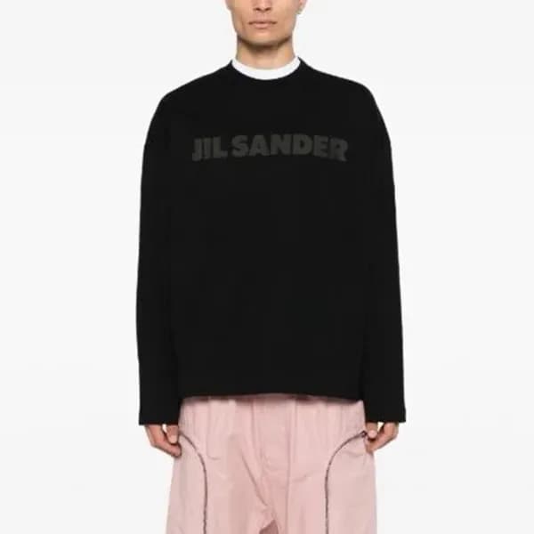 질샌더 남성 베이직 긴팔티 - Jil Sander Mens Basic Tshirt - ji… - 1