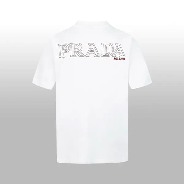 프라다 남성 라운드 반팔티 - Prada Mens Round Tshirt - prc6993… - 1