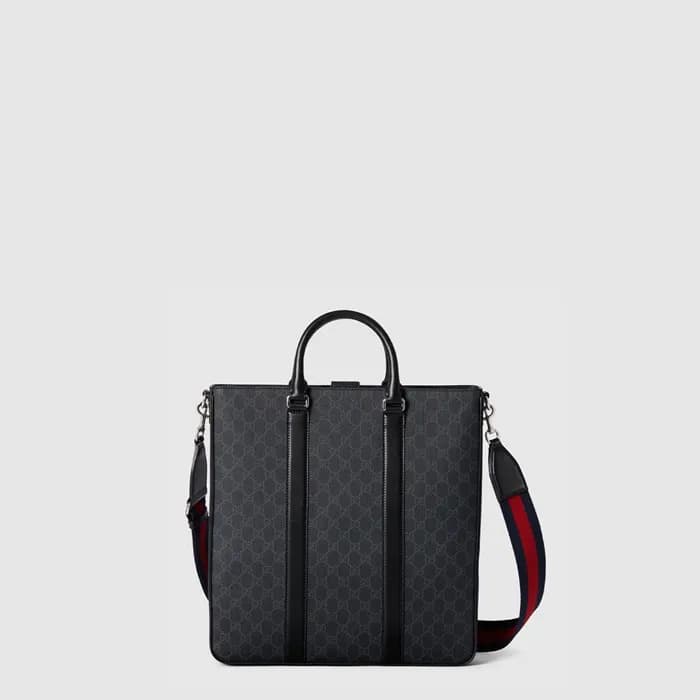 구찌 남성 미디엄 GG 토트백 - Gucci Mens Medium GG Tote Bag -… - 1