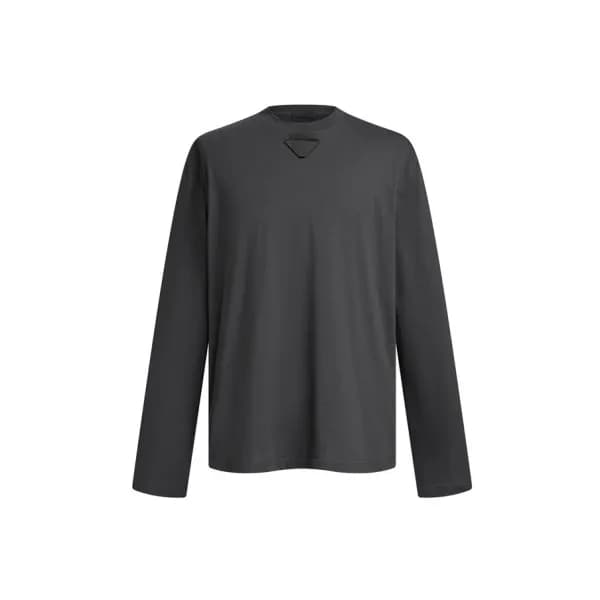 프라다 남성 라운드 긴팔티 - Prada Mens Round Tshirt - prc8141… - 1