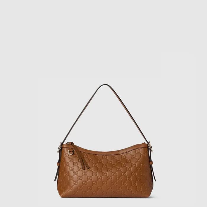 구찌 여성 GG 엠블럼 미디엄 숄더백 - Gucci Womens GG Emblem Medi… - 1