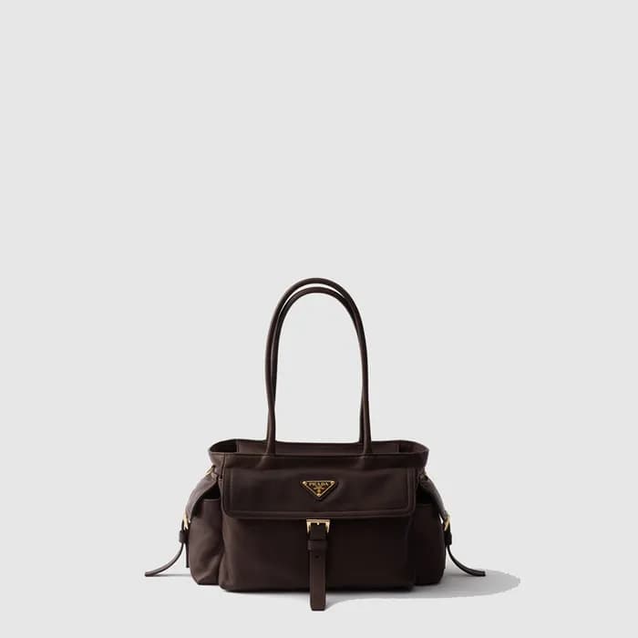 프라다 여성 미디엄 익스플로어 나파 가죽 토트백 1BG596 - Prada Womens M… - 1