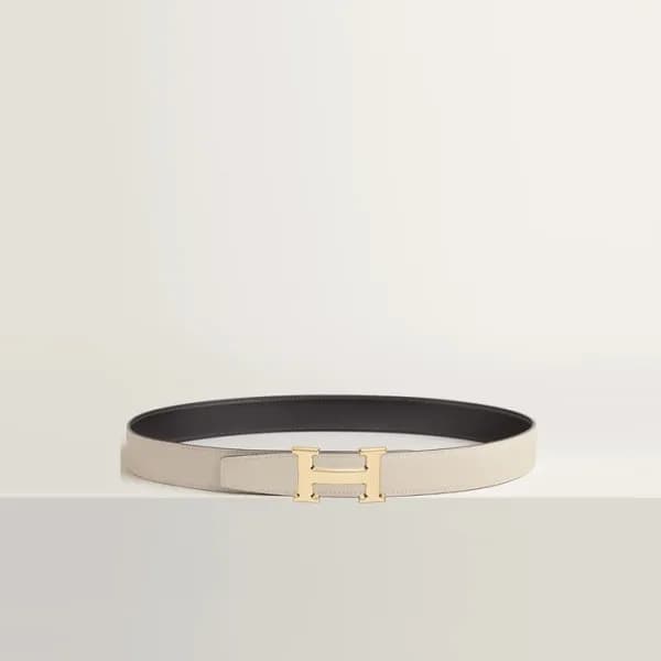 에르메스 남성 H Striee 버클 리버서블 벨트 - Hermes Mens H Striee… - 1