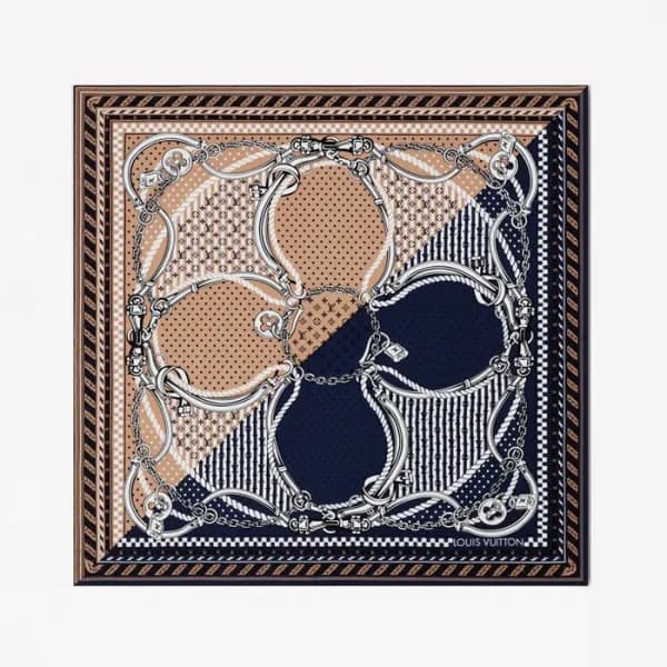 루이비통 여성 스퀘어 스카프 - Louis vuitton Womens Square Scar… - 1