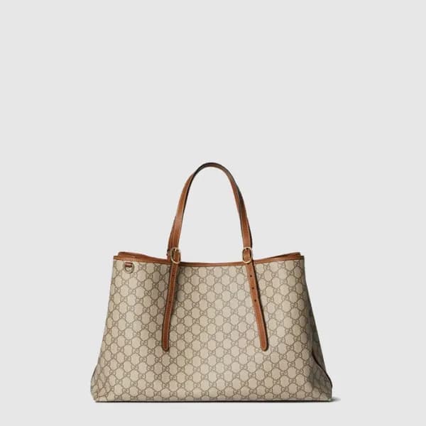 구찌 여성 GG 엠블럼 라지 토트백 - Gucci Womens GG Emblem Large… - 1
