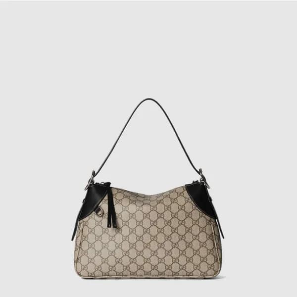 구찌 여성 GG 엠블럼 미디엄 숄더백 - Gucci Womens GG Emblem Medi… - 1