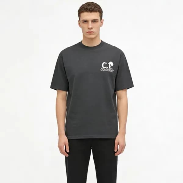 CP컴퍼니 남성 라운드 반팔티 - CP Company Mens Round Tshirt - … - 1