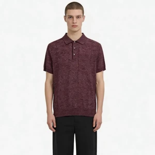 로로피아나 남성 폴로 반팔티 - Loro Piana Mens Polo Tshirt - lp… - 1