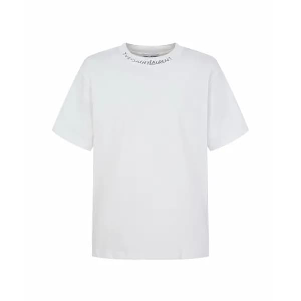 입생로랑 남성 라운드 반팔티 - Saint laurent Mens Round Tshirt … - 1