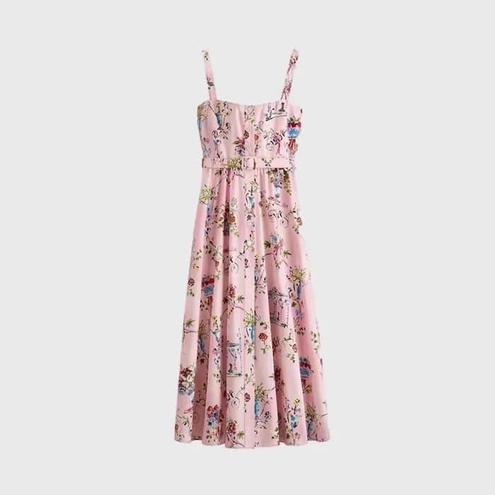 디올 여성 디오리비에라 미디 길이 벨트 드레스 - Dior Womens Dioriviera… - 1