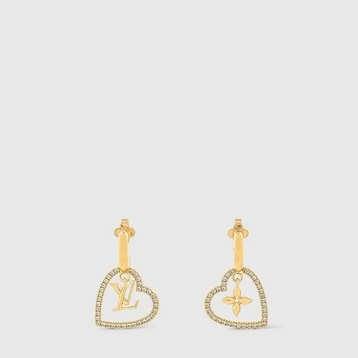 루이비통 여성 마이 LV 하트 이어링 - Louis vuitton Womens My LV … - 1