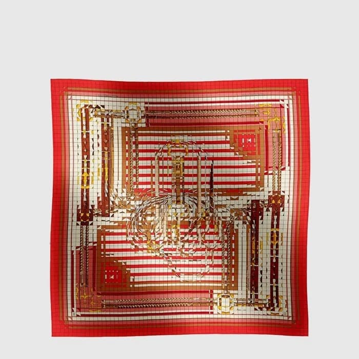 에르메스 여성 코칭 데자뷰 숄 - Hermes Womens Coaching Deja-Vu Shawl - acc8795x - 1