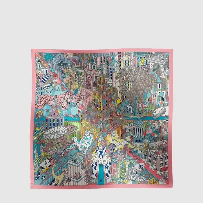 에르메스 여성 애니마폴리스 숄 - Hermes Womens Animapolis Shawl - acc8898x - 1