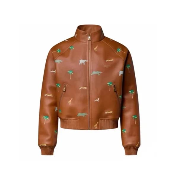 루이비통 남성 가죽 자켓 - Louis vuitton Mens Leather Jacket - lvc16968x - 1