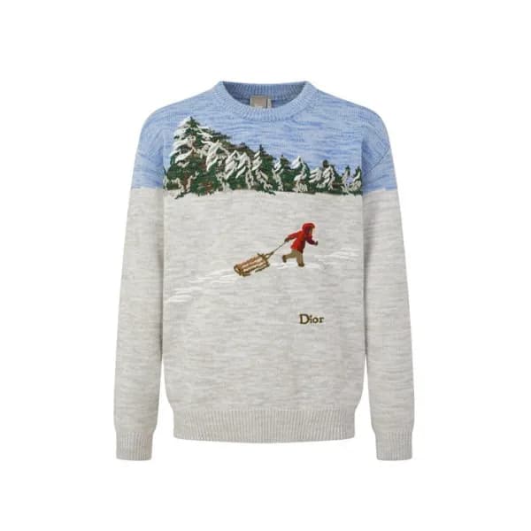 디올 남/녀 라운드 스웨터 - Dior Unisex Round Sweater - dic17812x - 1