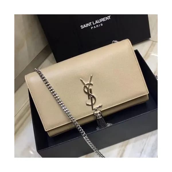 Saint Laurent Women Tassel Chain Satchel Shoulder … - 1