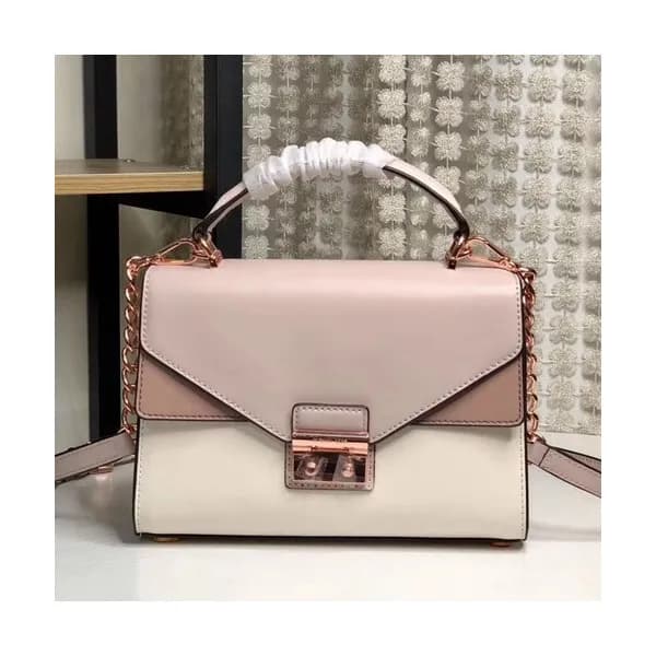 Michael Kors Sloan Leather Tote Shoulder Bag, 24CM… - 1