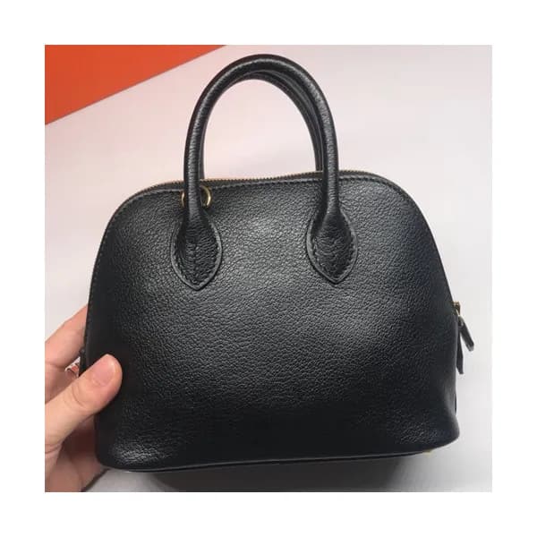 Hermes Mini Bolide Goat Skin Leather Tote Bag ,18c… - 1