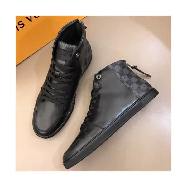 [매장판] Louis Vuitton 2018 Mens High-top Leather Sne… - 1
