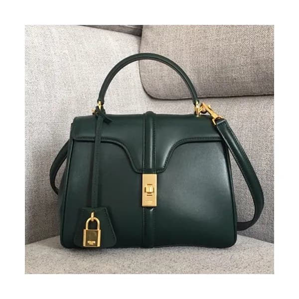 Celine 16 Leather Small Tote Shoulder Bag,23CM - 셀… - 1