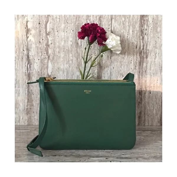 Celine Leather Trio Shoulder Bag,22/25CM - 셀린느 레더 … - 1