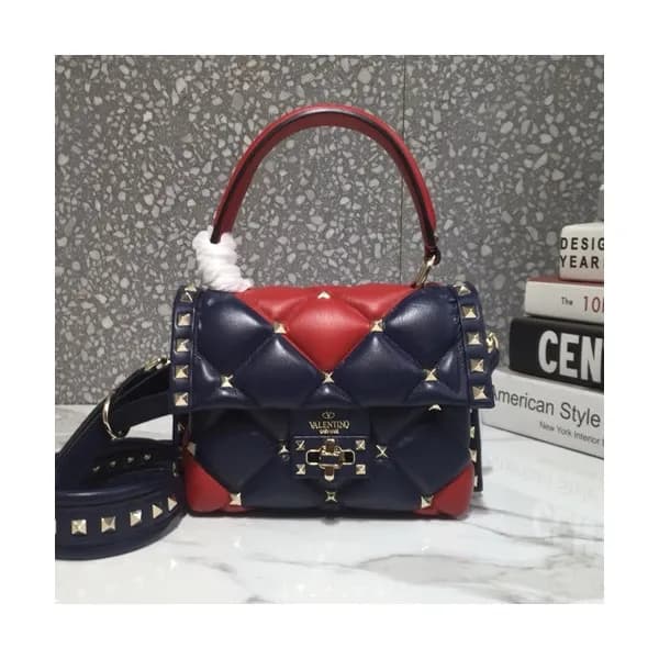 Valentino 2019 Leather Rockstud Spike Tote Shoudle… - 1