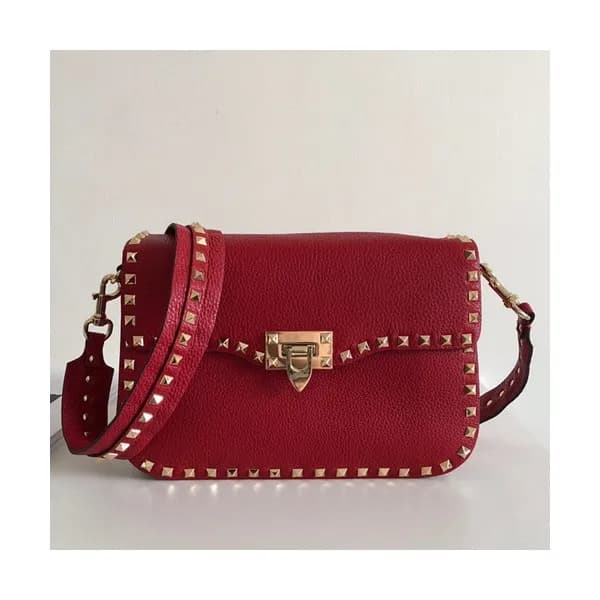 Valentino 2019 Leather Garavani Rockstud Shoudler … - 1