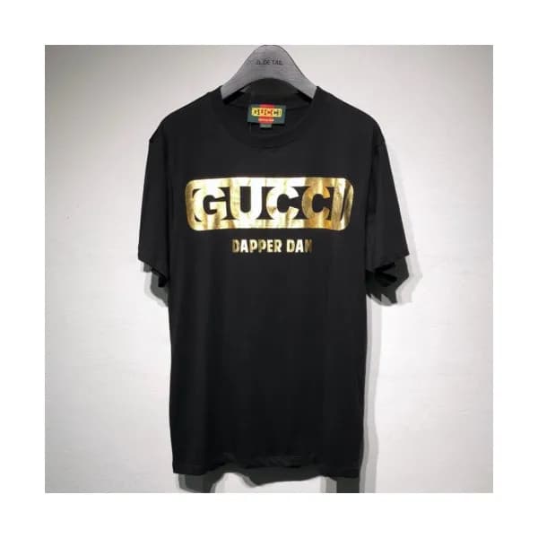 Gucci 2019 Mens Printing Logo Cotton Short Sleeved… - 1