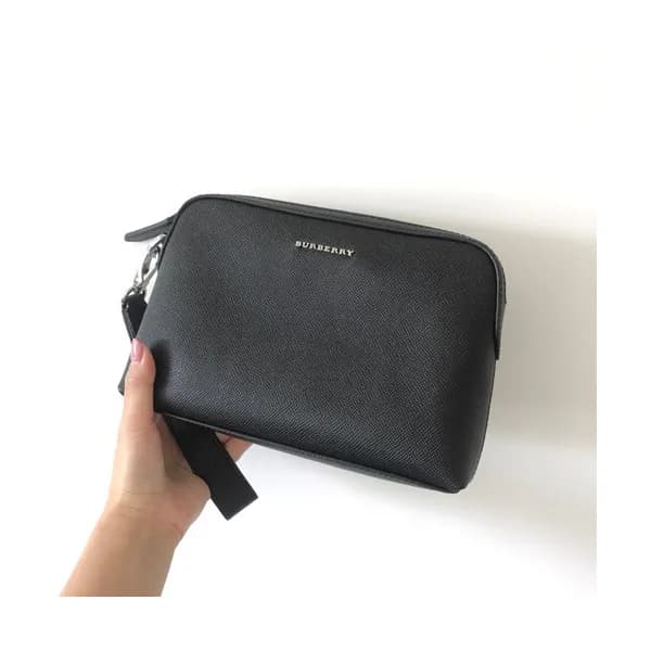 Burberry 2019 Leather Clutch Bag, 25cm - 버버리 2019 … - 1