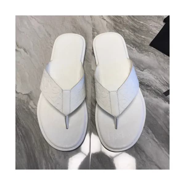 Dior 2019 Mens Initial Logo Leather Flip-flap - 디올… - 1