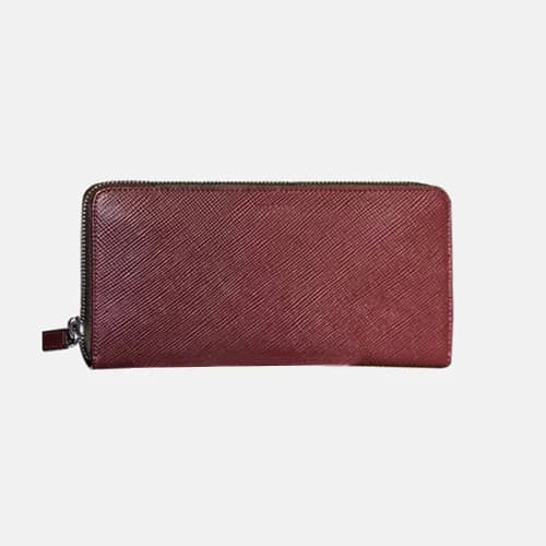 Prada 2019 Mens Saffiano Leather Zip Wallet 2ML317… - 1