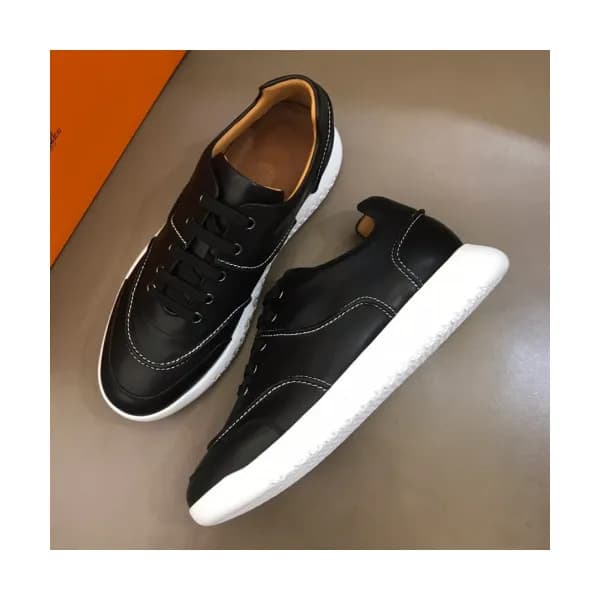 Hermes 2019 Mens Parfunms Business Leather Sneaker… - 1