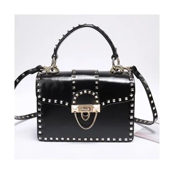 Valentino 2019 Leather Tote Shoudler Cross Bag,21… - 1