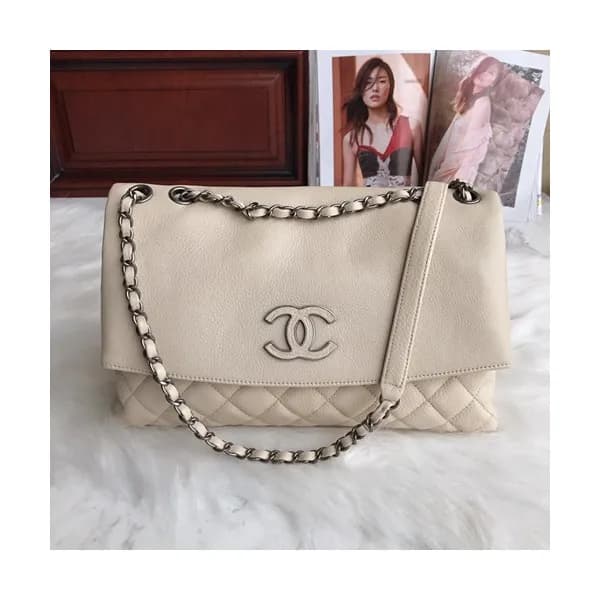 Chanel 2019 Women Leather Chain Shoulder Bag ,32CM… - 1