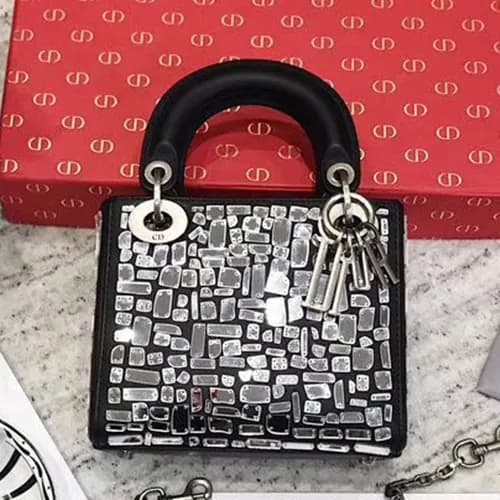 Dior 2019 Lady Dior Mini Tote Shoulder Bag,17CM - … - 1