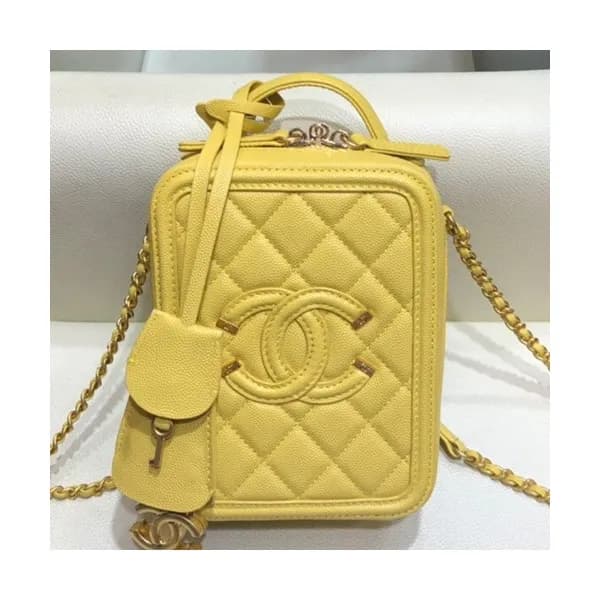 Chanel 2019 Woman Leather Tote Shoulder Bag,17CM -… - 1