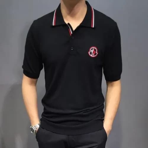 Mocler 2019 Mens Logo Cotton Short Tshirt- 몽클레어 남성… - 1