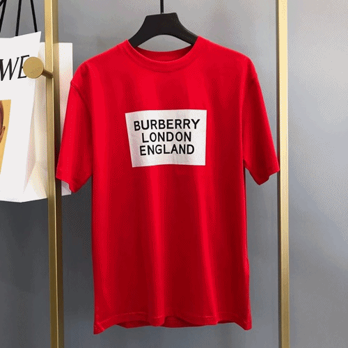 Burberry 2019 Mens Logo Cotton Short Sleeved Tshir… - 1