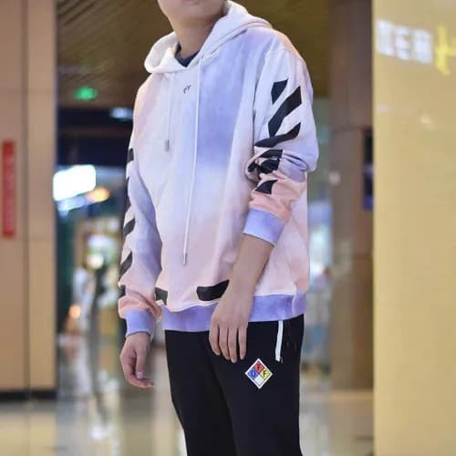 Off-white 2019 Mm/Wm Logo Wolf Cotton Hood Tee - 오… - 1