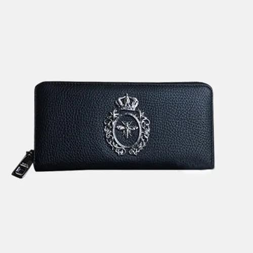 Dolce&Gabbana 2019 Leather Zip Round Wallet ,20CM … - 1