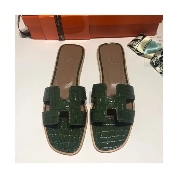 Hermes 2019 Ladies Oasis Leather Slipper - 에르메스 20… - 1