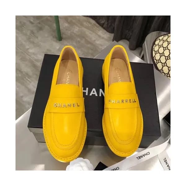 Chanel 2019 Ladies Leather Loafer - 샤넬 2019 여성용 레더… - 1
