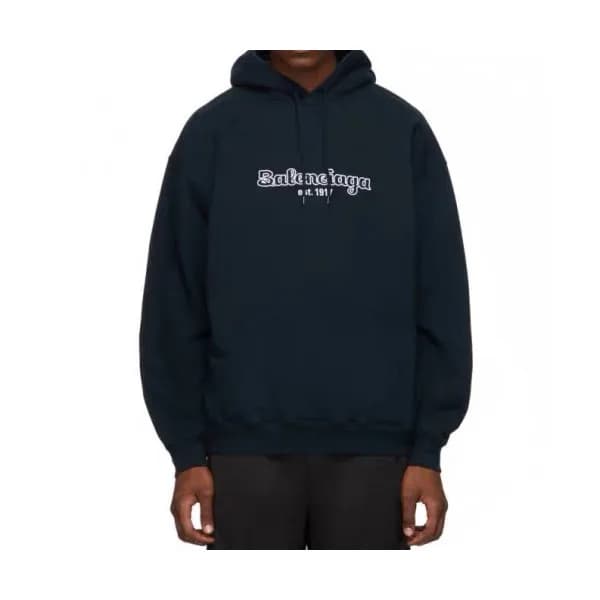 Balenciaga 2019 Mm/Wm Embroidery Logo Oversize Cot… - 1