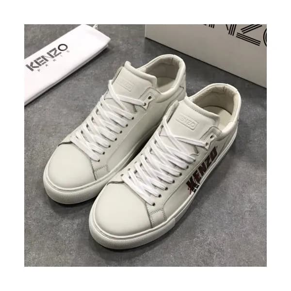 Kenzo 2019 Mens Leather Sneakers - 겐조 2019 남성용 레더 … - 1